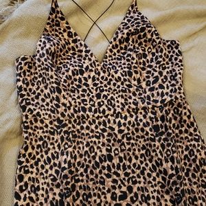 Topshop Leopard Print Midi body sculpting date night Dress